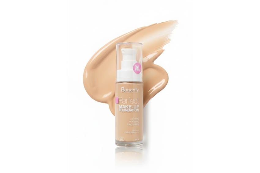 Butterfly Perfect Make Up Foundation High Coverage Matte Lon | makeup | foundation