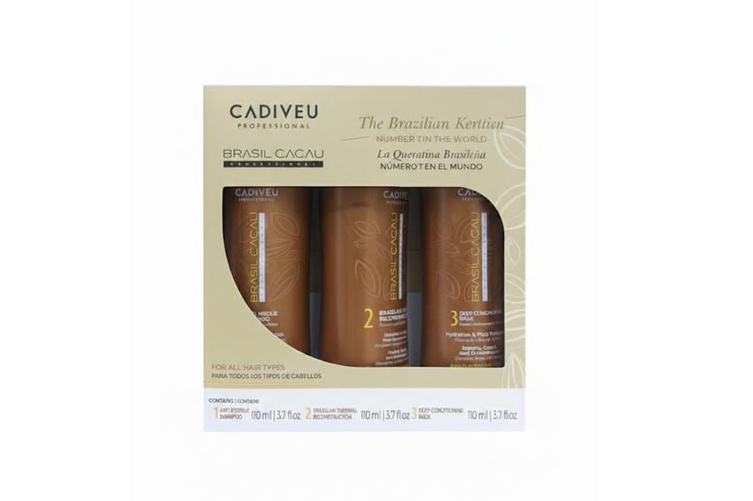 Brasil Cacau Keratin Hair Treatment Set 3 × 110 ml