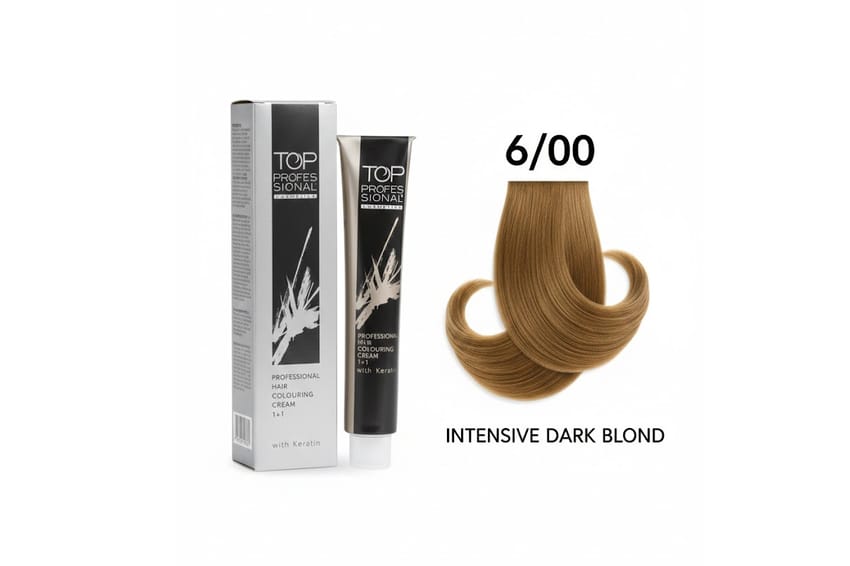 توب – كريمة تلوين شعر احترافية مع الكيراتين – 100 مل (6/00 – | hair-color | oxydant-dye | top
