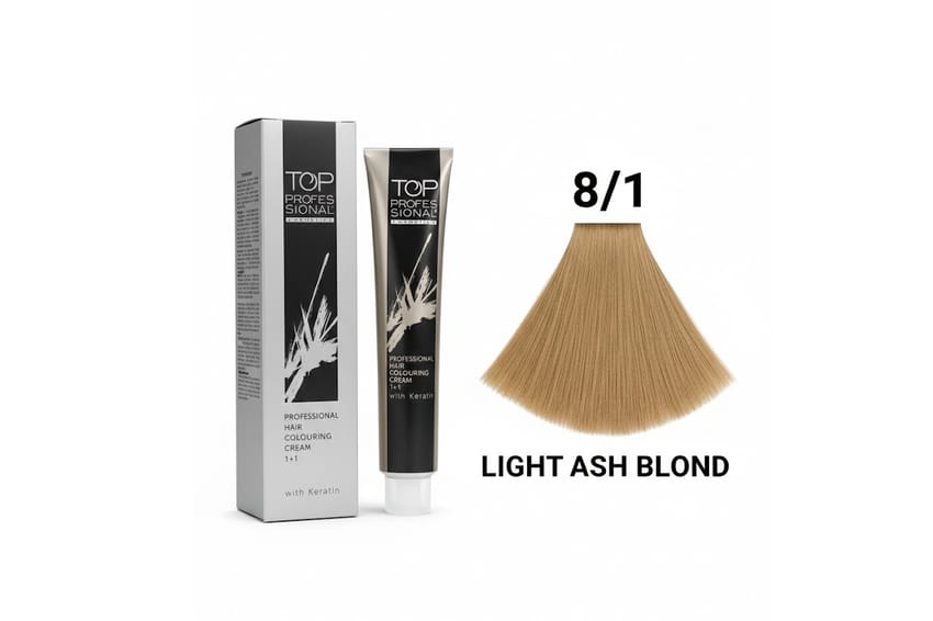 توب – كريمة تلوين شعر احترافية مع الكيراتين – 100 مل (8/1 – | hair-color | oxydant-dye | top