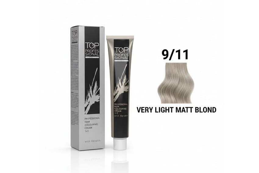 توب – كريمة تلوين شعر احترافية مع الكيراتين – 100 مل (9/11 – | hair-color | oxydant-dye | top