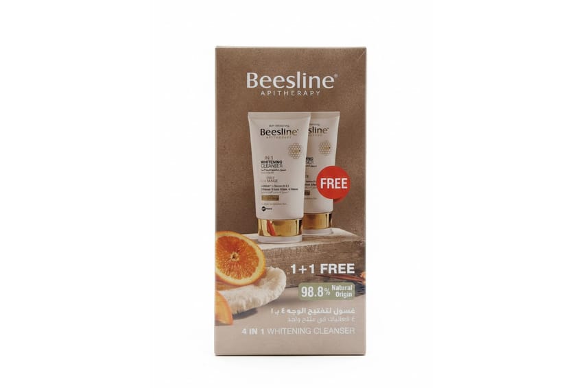 بيزلين 1+1 مجانًا – غسول 4 في 1 لتفتيح البشرة – 150 مل لكل ع | face-wash | specialoffer | face-care | beesline