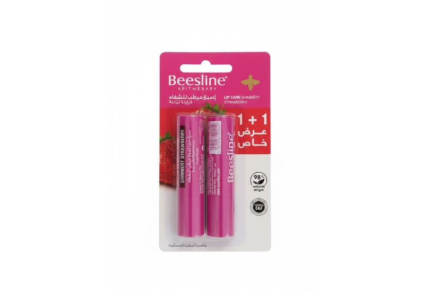 Beesline – Lip Care Shimmery Strawberry (Special Offer 1+1) | lip-care | specialoffer | lip-balm | beesline
