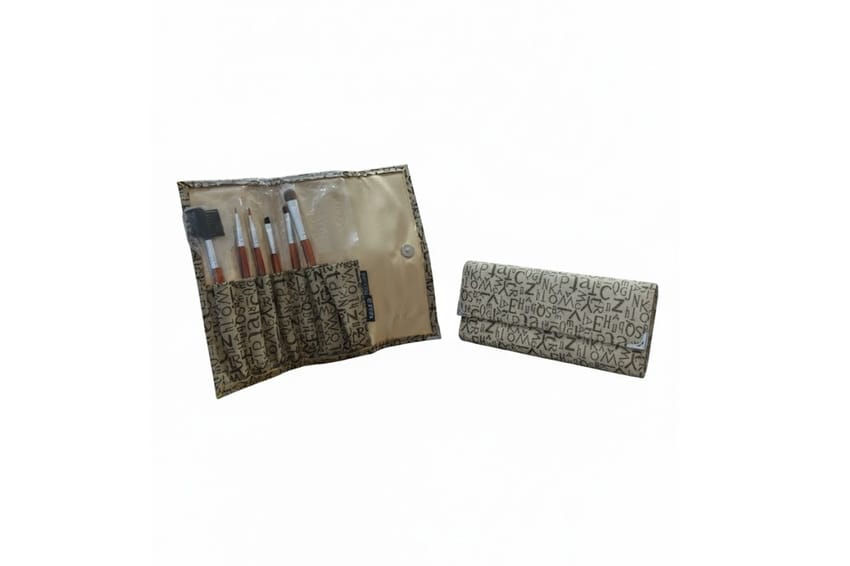 Professional 6-Piece Eye Set with Alphabet-Print "PUPA" Case.