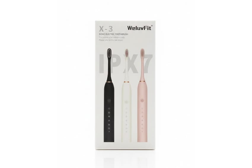 WeluvFit X-3 Sonic Electric Toothbrush – IPX7 Waterproof | tools | oral-care