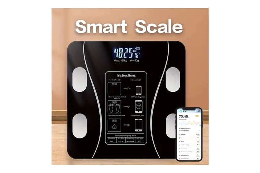 High Precision Intelligent Weight Scale – APP Connected Bathroom Scale