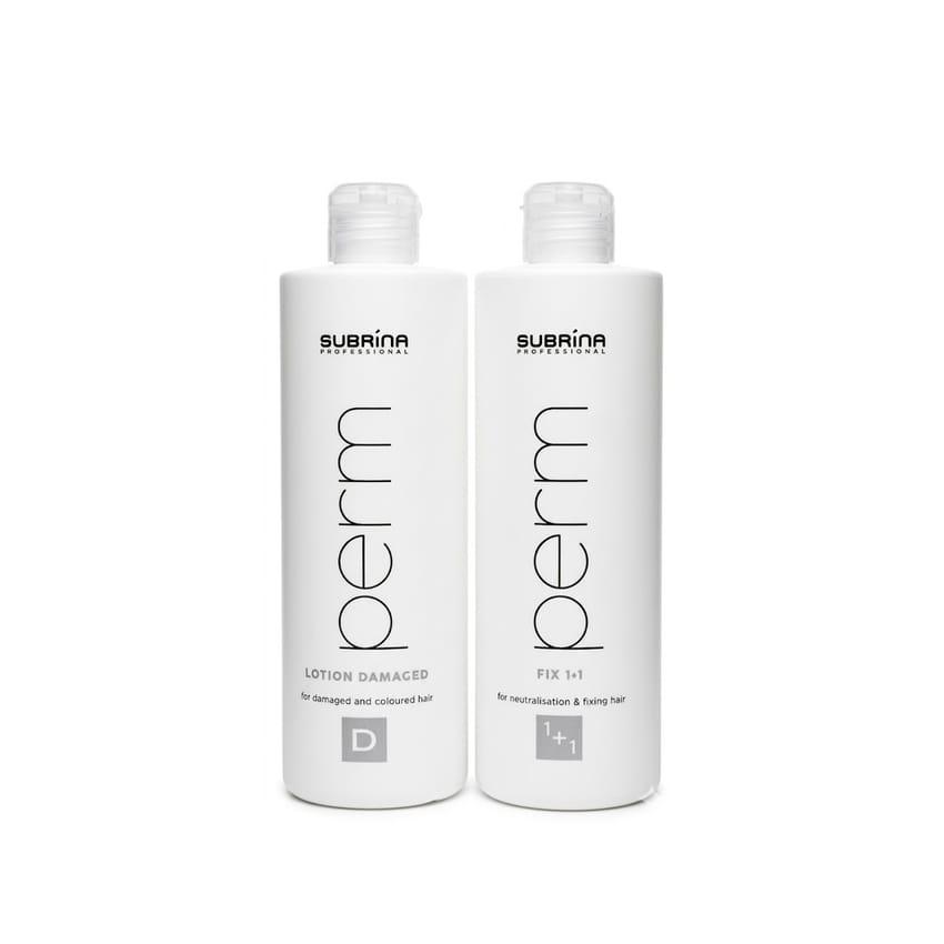 Subrina Professional Perm Lotion Damaged Hair & Fix 1+1 450 | hair-styling | curly-hair | perm | subrina