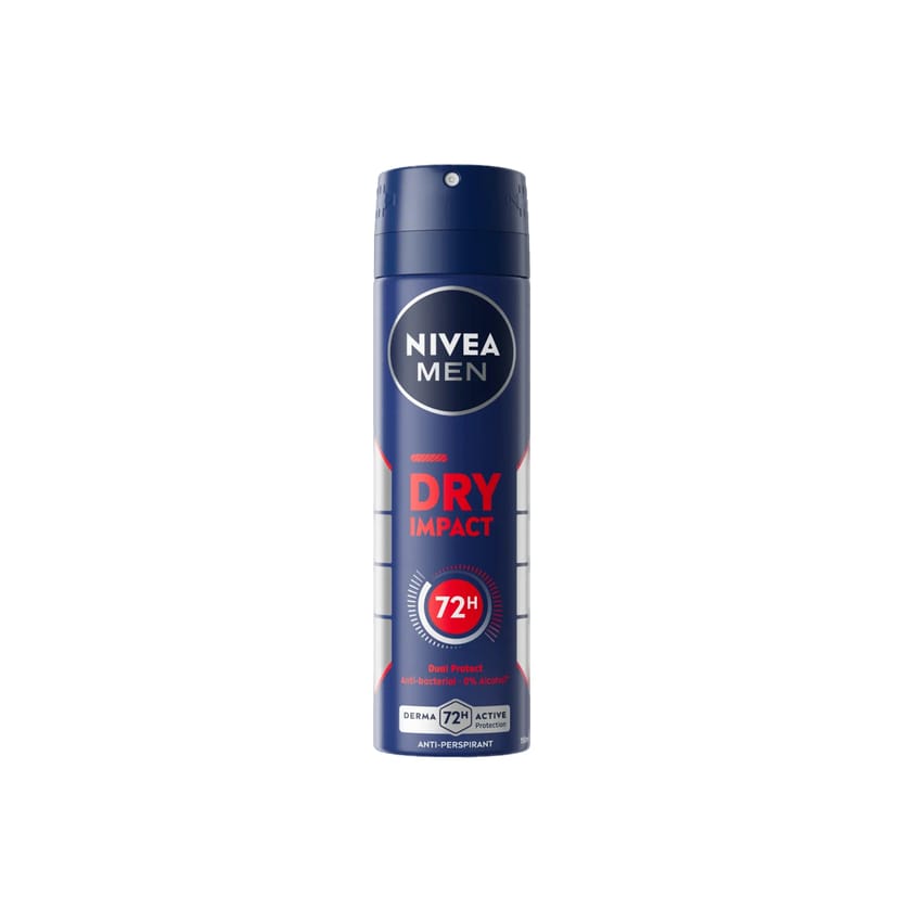 NIVEA MEN Dry Impact Spray Deodorant 150ml | deodorant | men | nivea