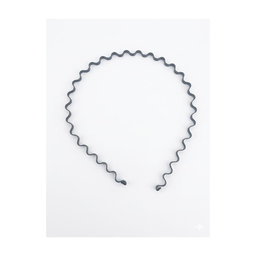 Zig-Zag Metal Wave Headband
