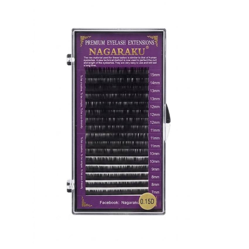 NAGARAKU Premium Eyelash Extensions (Mixed Lengths) | eyelashes | lash-extensions | eyelash-tools