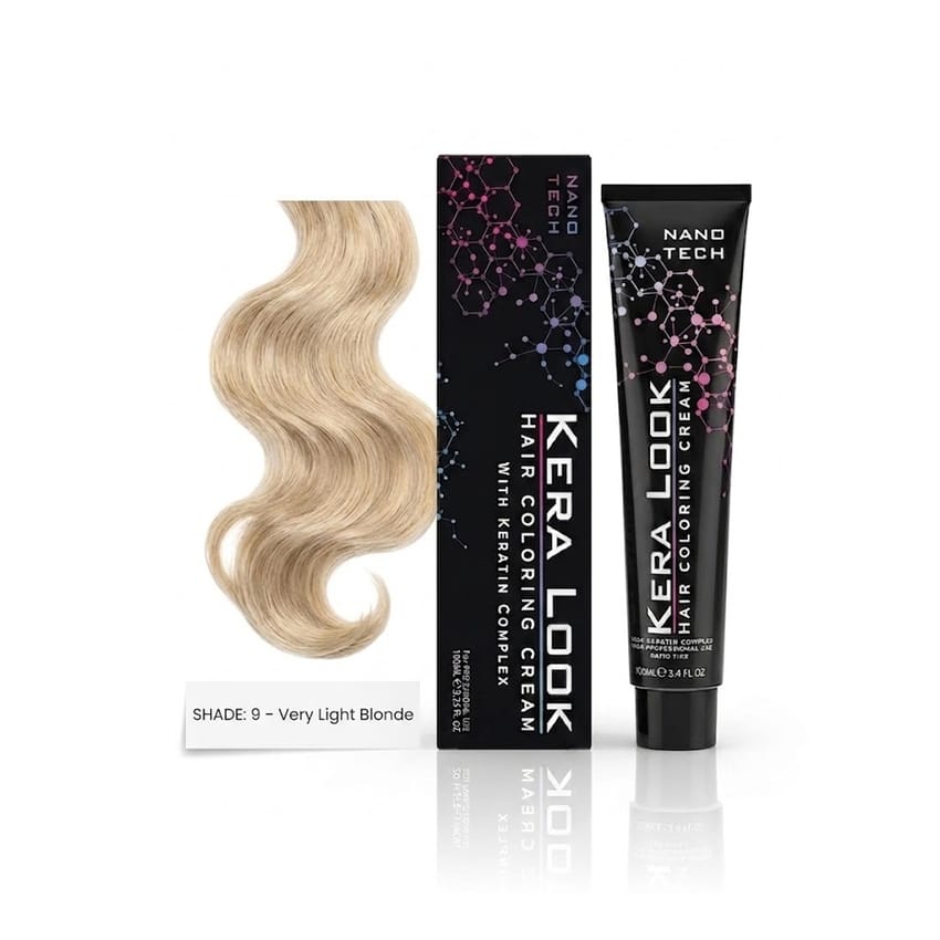 KERA LOOK Hair Coloring Cream No. 9 Very Light Blond 100 ml