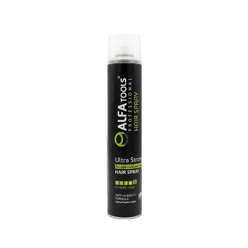 مثبت شعر ALFA TOOLS تثبيت قوي جداً 500 مل | hair-spray | hair-care