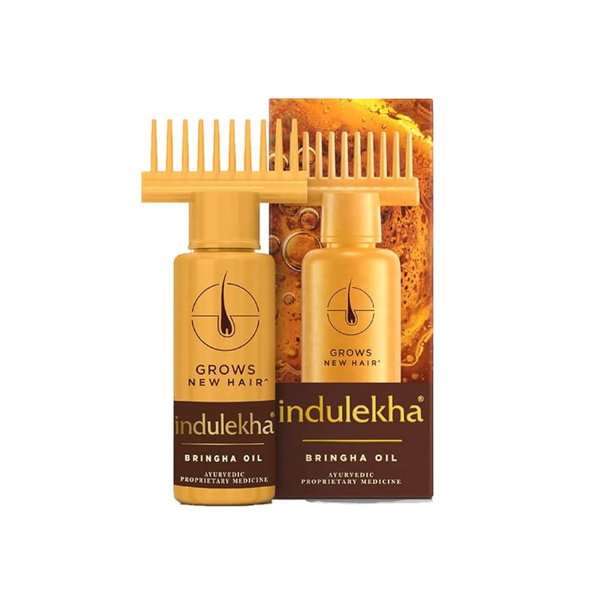 INDULEKHA Bringha Hair Oil Selfie Bottle, 50 ml