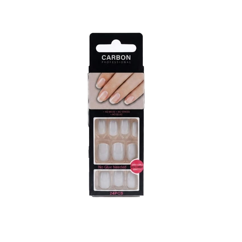 Carbon Professional Press-On Nails (No Glue Needed) – No. 3