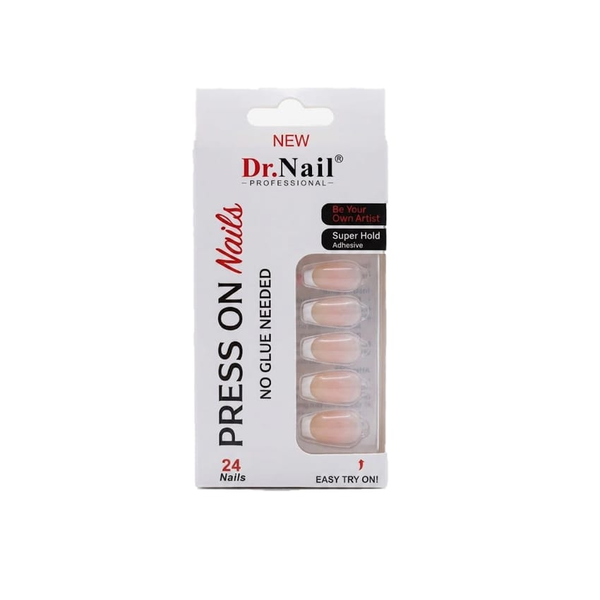 Dr. NAIL – Press-On Gel Nails Set (24 pcs)  KS214A