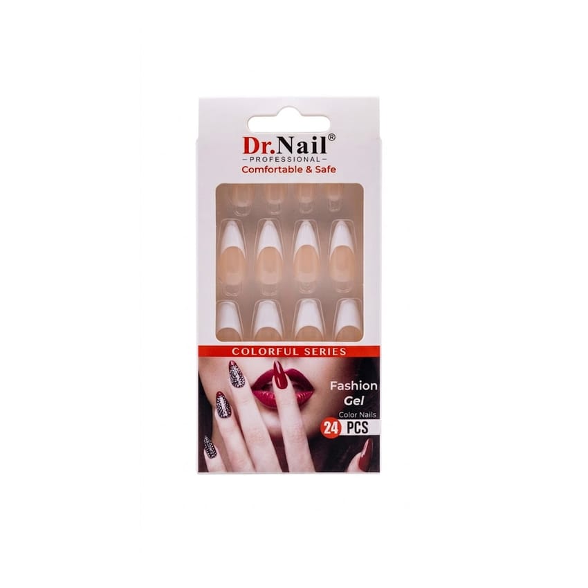 Dr. NAIL – Press-On Gel Nails Set (24 pcs) ZH075