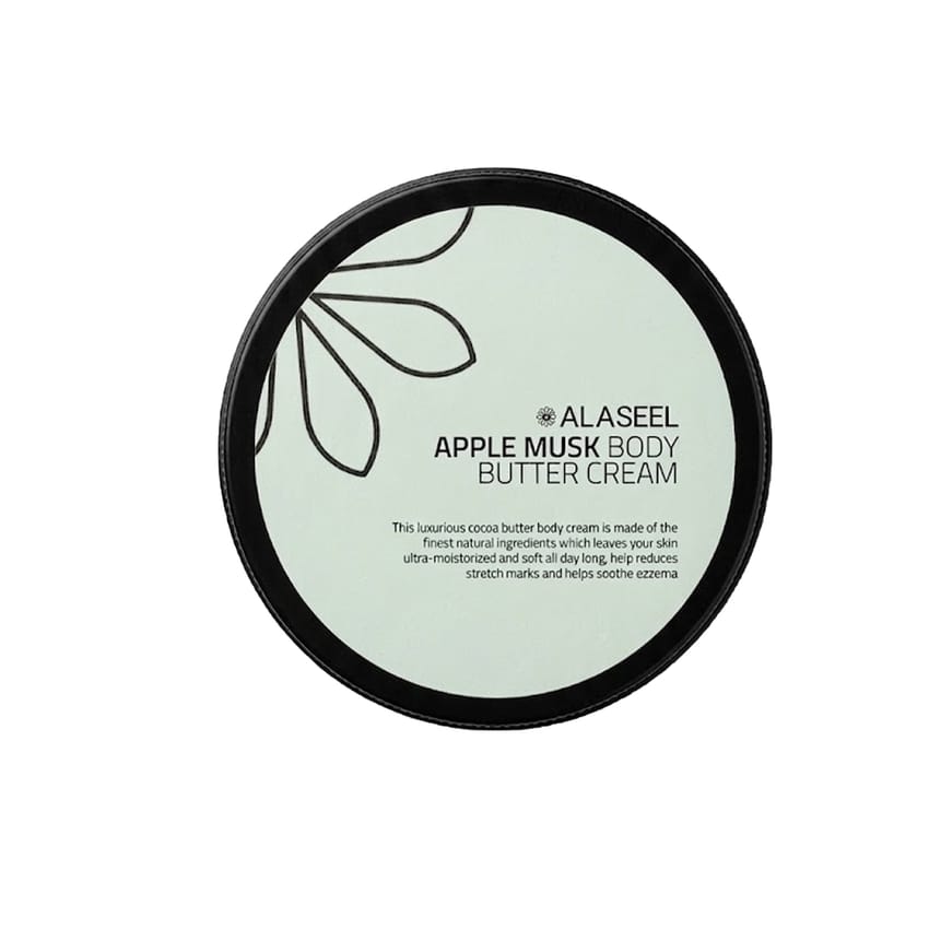 زبدة الجسم الأصيل برائحة التفاح والمسك 100 مل | body-cream | alaseel