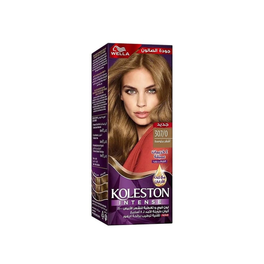 Wella Koleston Intense Hair Color 307/0 Medium Blonde with oxygen