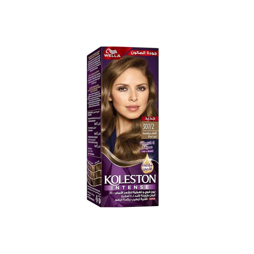Wella Koleston Intense Hair Color – 307-2 Matte Medium Blonde with oxygen