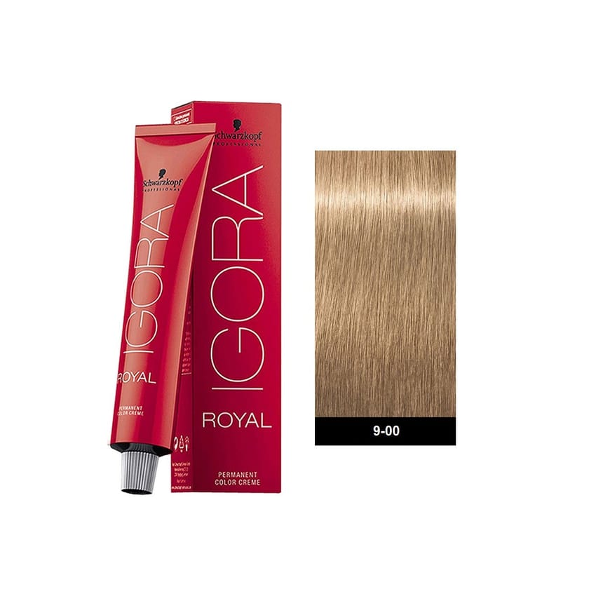 صبغة شوارزكوف إيغورا رويال 9-00 أشقر فاتح جدًا طبيعي مكثف 60 | hair-color | igora-color