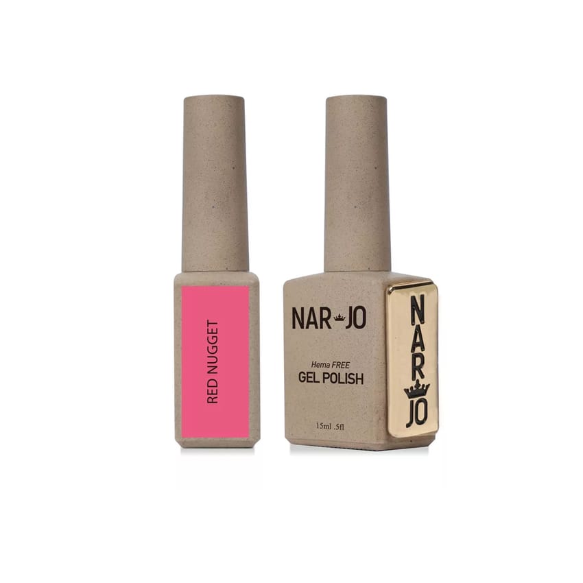 Narjo Red Nugget Gel Polish – Rich 15ml Shade
