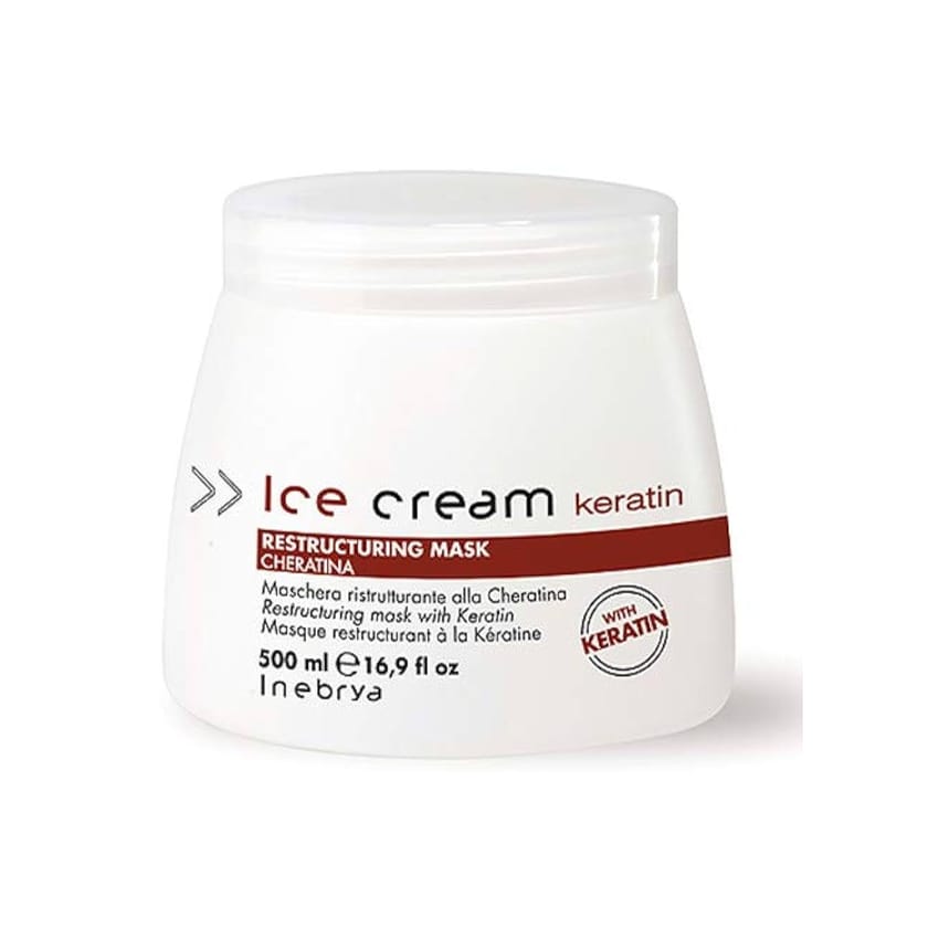 Inebrya Ice Cream Keratin Restructuring Mask 500 mL