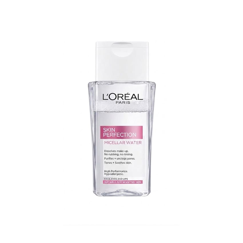 لوريال باريس سكين بيرفكشن ماء ميسيلار لإزالة المكياج- 200 مل | makeup-remover | micellar-water | loreal | skin-care