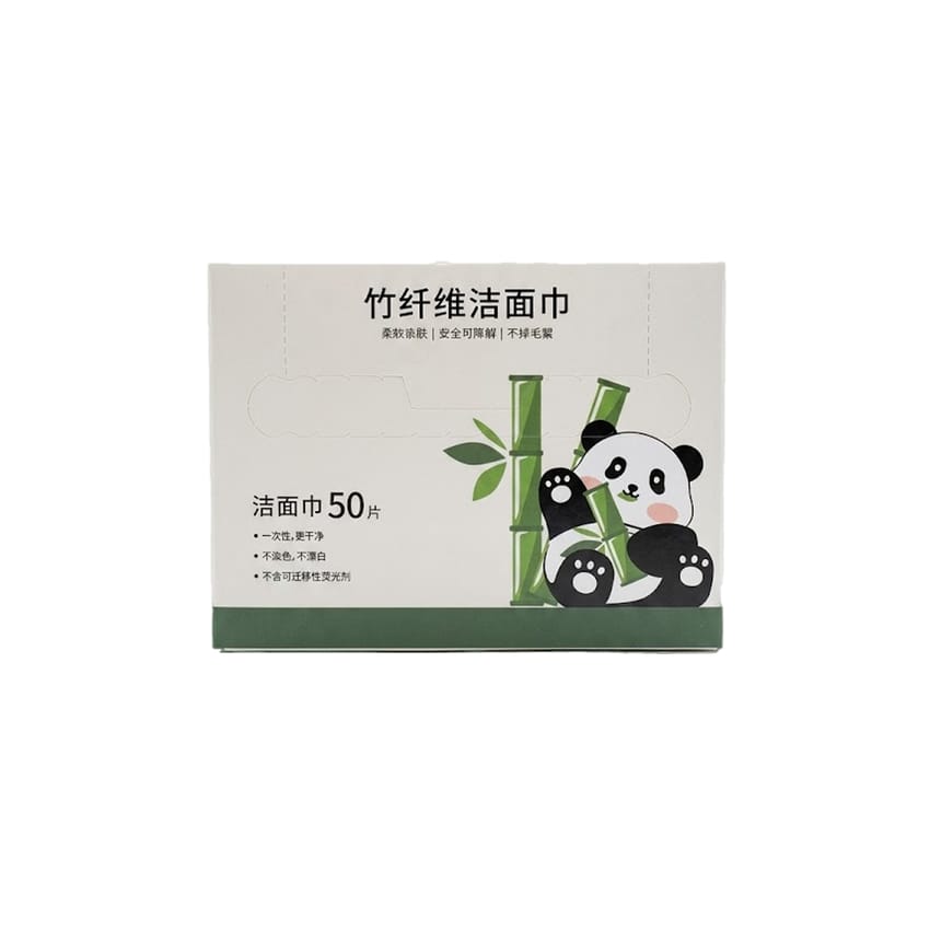 Bamboo Fiber Facial Cleansing Towels – 50 Sheets