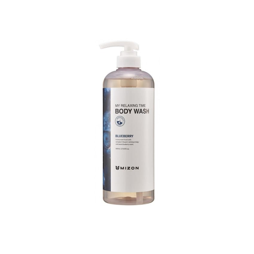غسول الجسم ميزون ماي ريلاكسينغ تايم – توت أزرق (800 مل) | mizon | body-wash