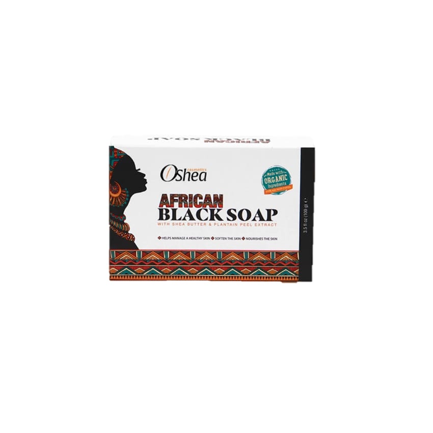 Oshea African Black Soap 100g | face-wash | skin-care | face-care | oshea