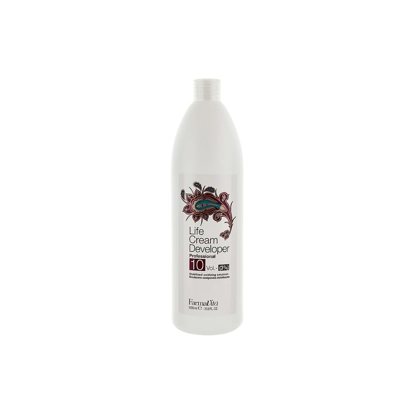 مطور كريم فارمافيتا لايف 10 فوليوم 3% | hair-color | oxydant-dye | farmavita