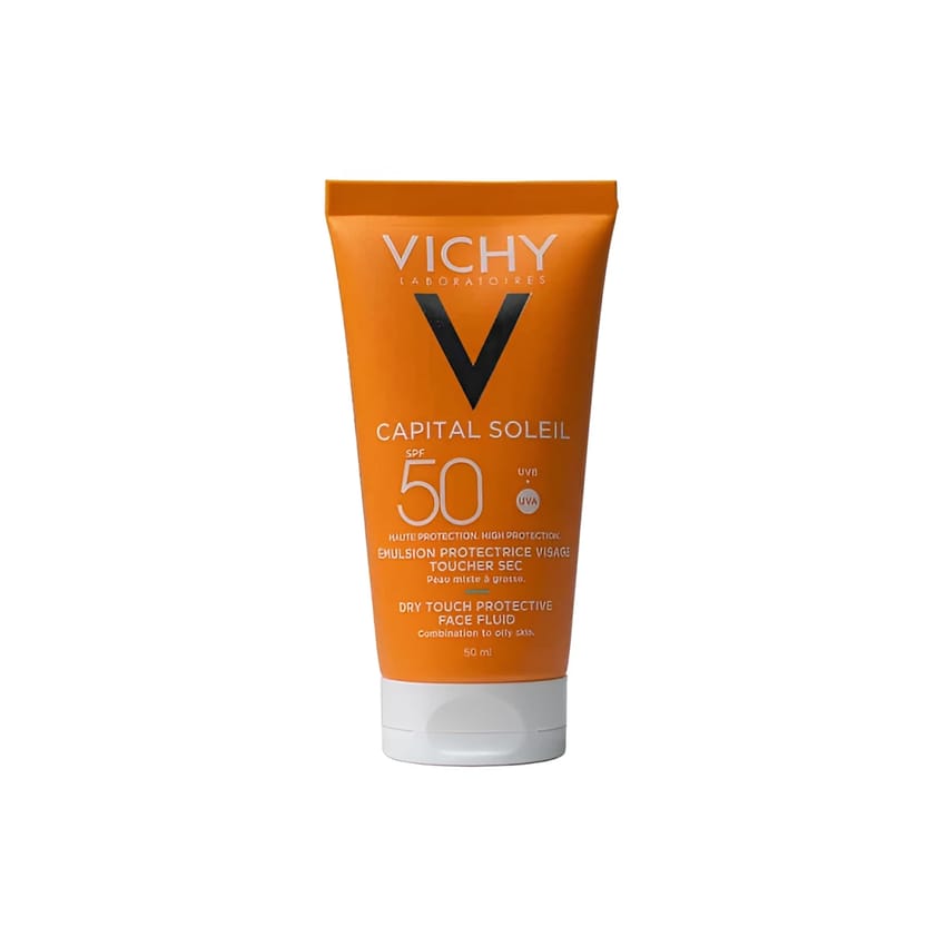 Vichy Capital Idéal Soleil Dry Touch Face Fluid SPF 50 – 50m | sun-block | vichy