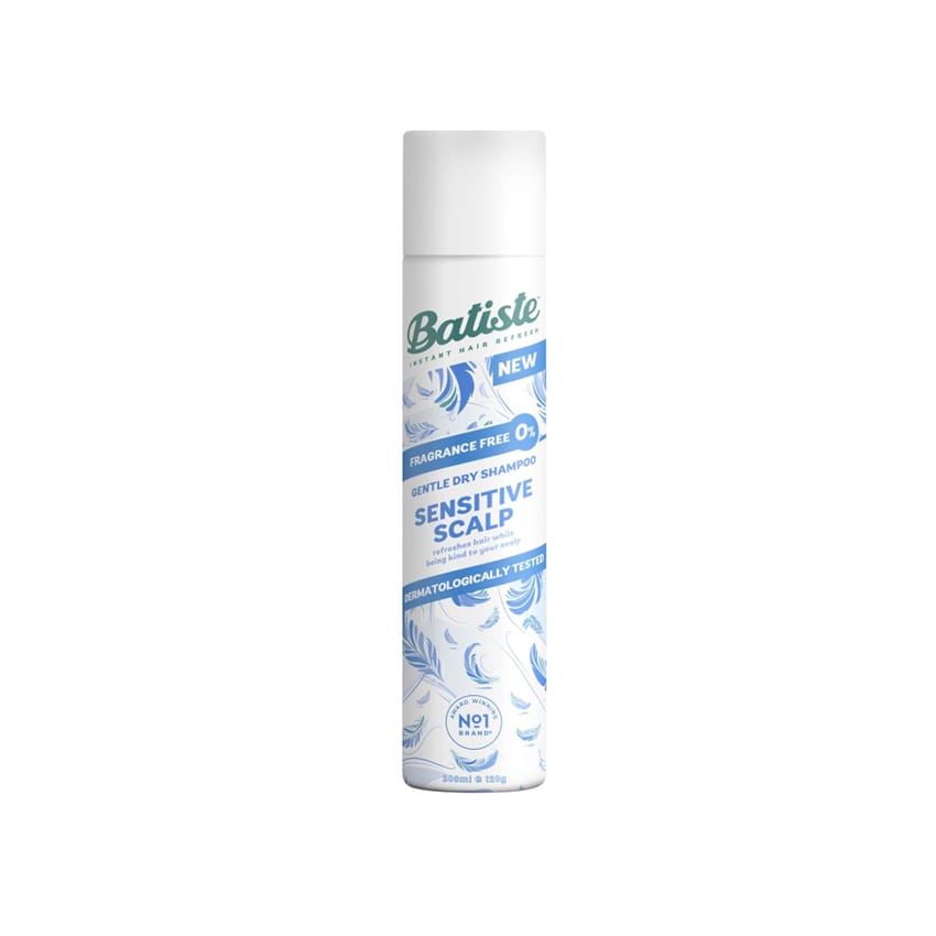 Batiste Dry Shampoo Sensitive Scalp Fragrance Free 200ml | dry-shampoo | batiste