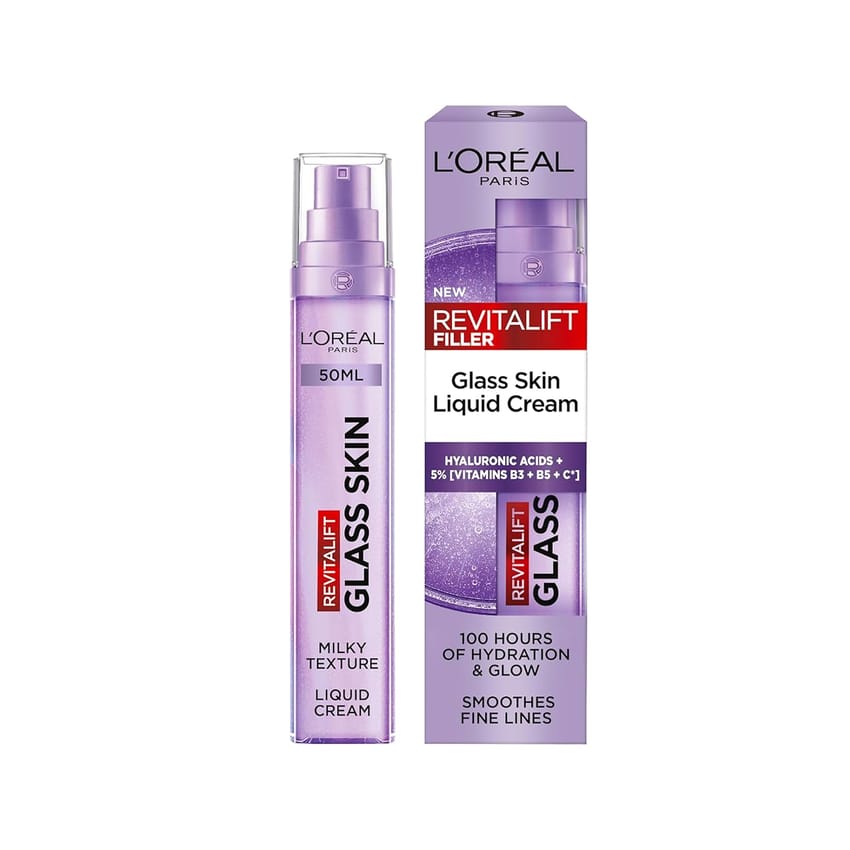 Loreal Paris Revitalift Filler Glass Skin Liquid Cream
