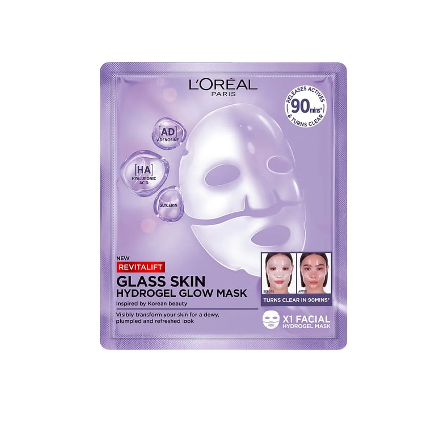 Loreal Paris Revitalift Filler Glass Skin Hydrogel Glow Shee | face-mask | loreal | skin-care | face-care