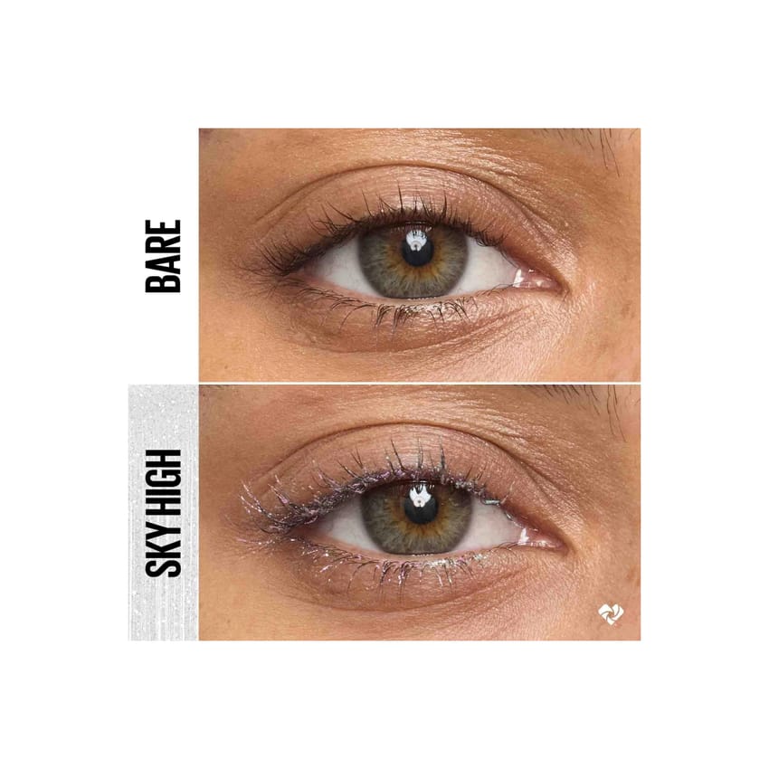 ماسكارا ميبيلين لاش سينسيشنال سكاي هاي لامعة – فضي بطبعة الم | mascara | makeup | maybelline