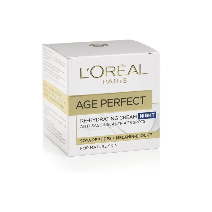 كريم لوريال إيدج بيرفكت الليلي المرطب للبشرة الناضجة 50 مل | face-moisture | loreal | skin-care