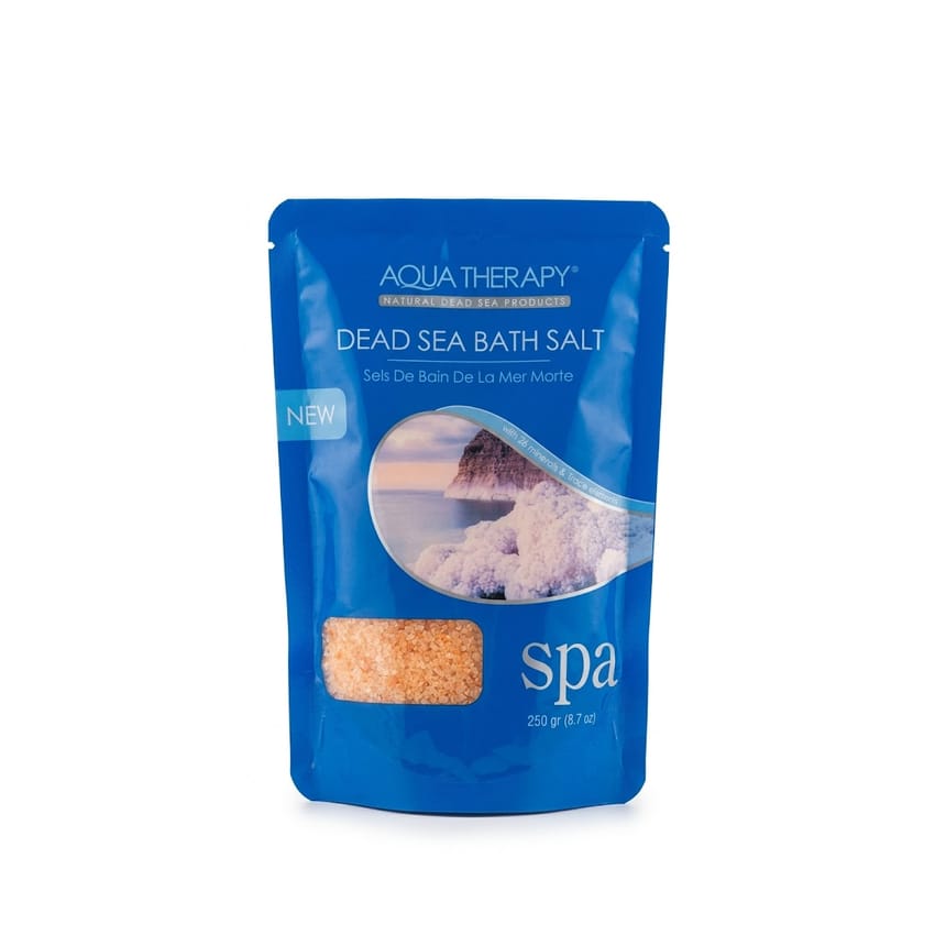 ملح استحمام أكوا ثيرابي من البحر الميت – برتقالي 250 غرام | dead-sea | aqua-therapy