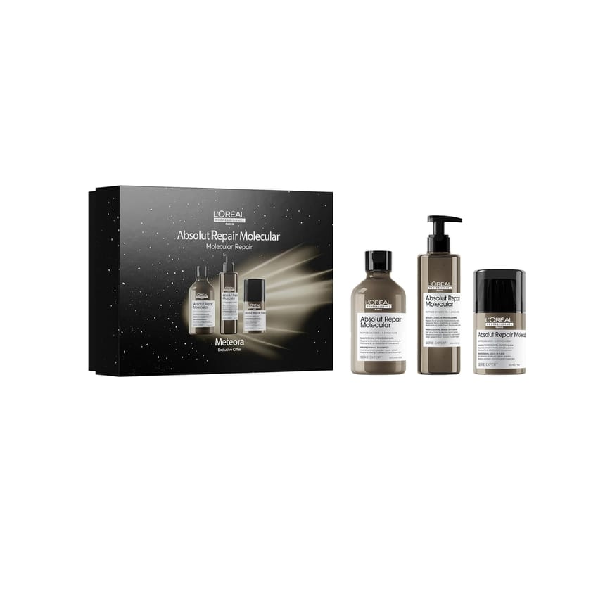 مجموعة إصلاح الشعر أبسولوت ريبير مولكولر – إصدار هدايا ميتيو | shampoo-and-conditioner | hair-mask | hair-care | loreal