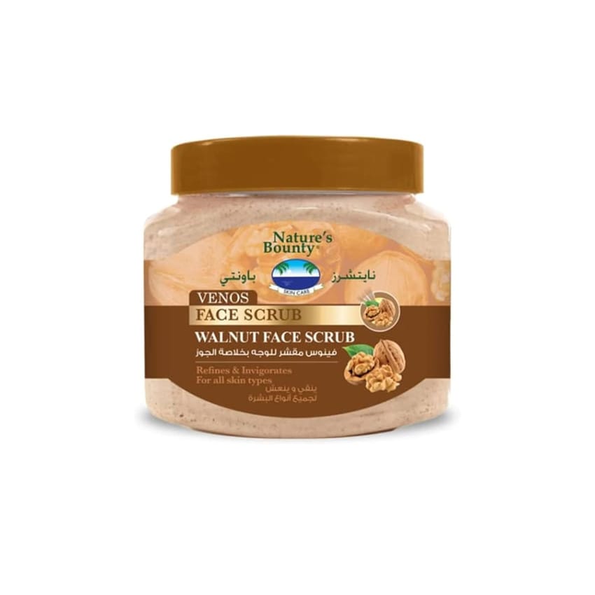 مقشر الوجه ناتشرز باونتي فينوس بالجوز – 300 مل | scrub | skin-care | face-care