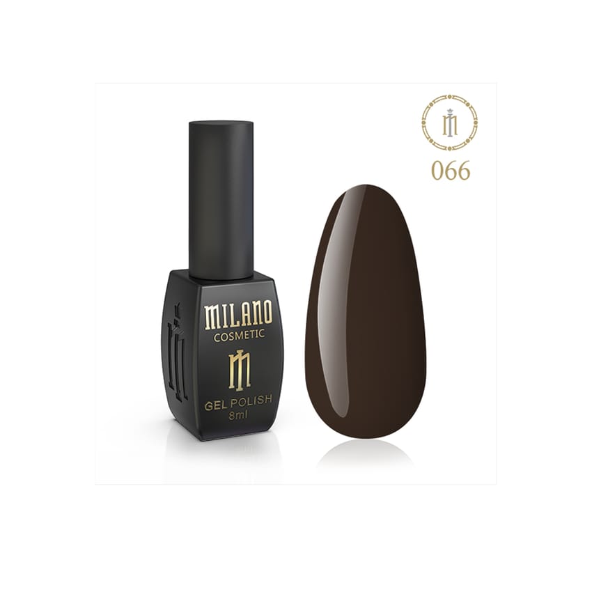 ميلانو جل طلاء أظافر رقم 066 براون سادل – 8 مل | gel-color | milano