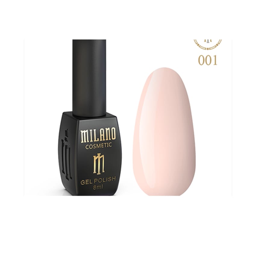 Milano Gel Nail Polish No. 001 – 8ml | gel-color | milano