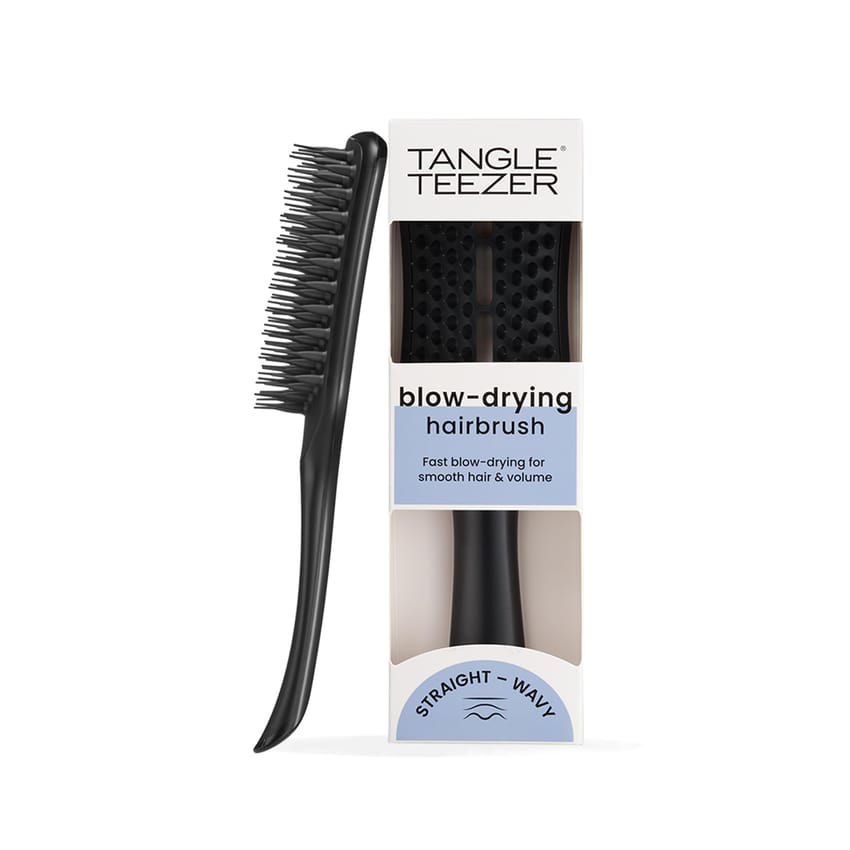 Tangle Teezer Easy Dry & Go Vented Hairbrush for Fine to Medium Wet Hair – Jet Black