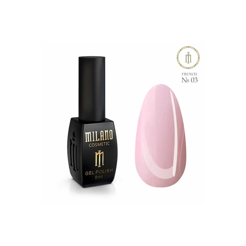 Milano French Nail Polish 03 – 8ml | nail-gel | milano