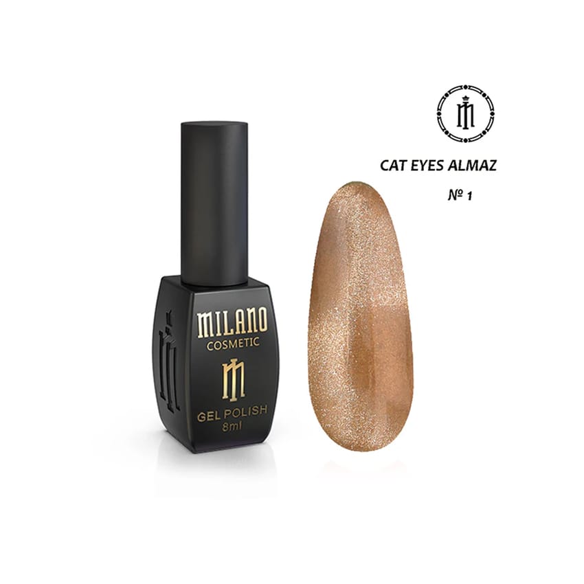 Milano Cat Eye Almaz 01 Gel Polish – 8ml | nail-gel | gel-color | milano