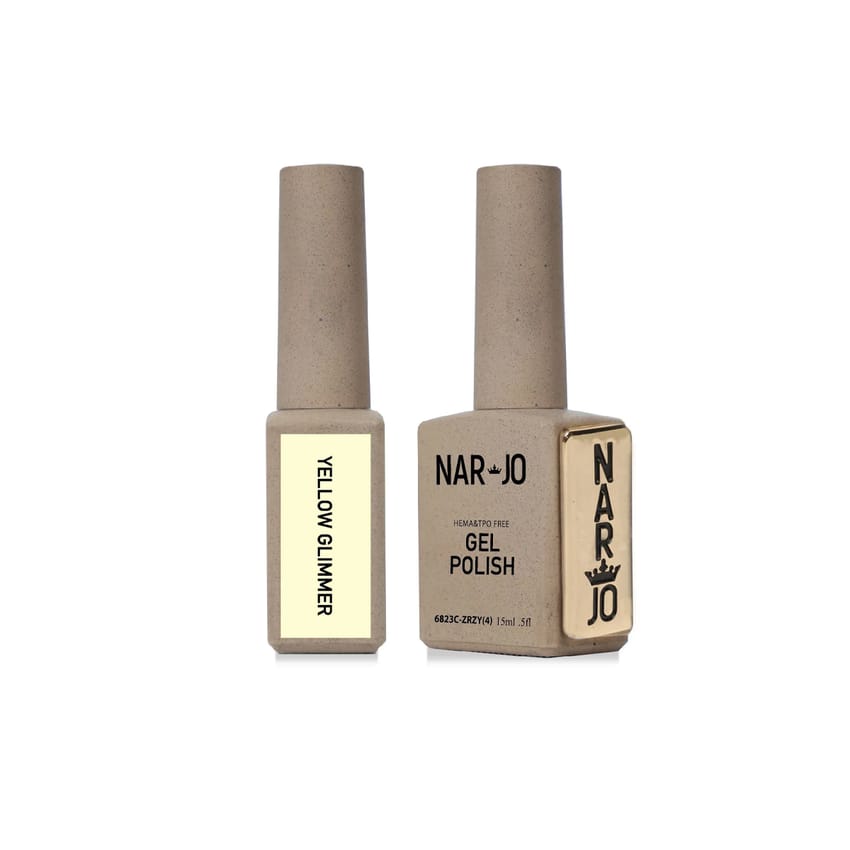 Nar Jo Yellow Glimmer Gel Polish – 15ml
