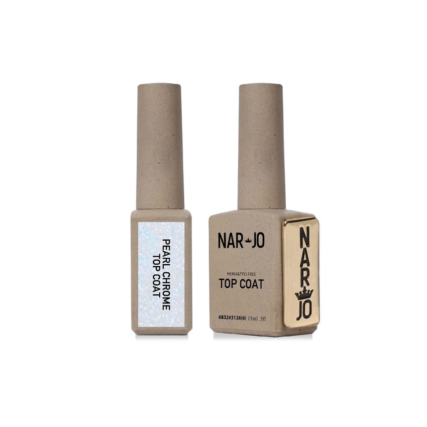 NAR JO Pearl Chrome Top Coat Gel Polish – 15 ml