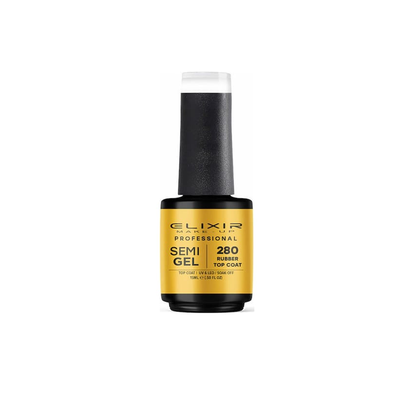 Elixir Pro Rubber Top Coat 15ml – #280 | nail-gel | gel-color | elixir