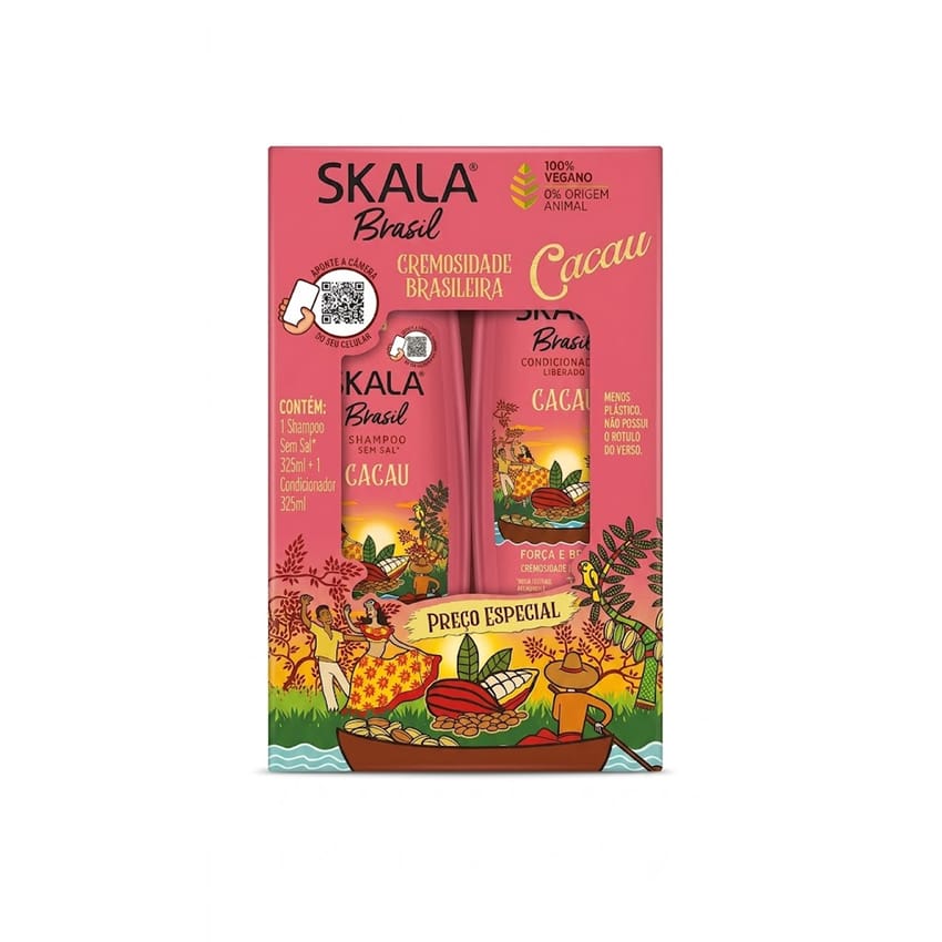 مجموعة شامبو وبلسم سكالا بالكاكاو | shampoo-and-conditioner | skala