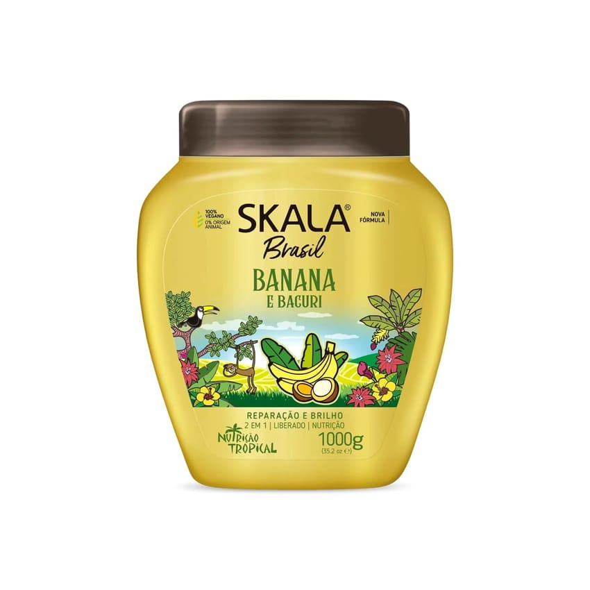 ماسك الشعر سكالا بالموز للعناية المكثفة والترطيب والتغذية – | hair-mask | hair-treatment | hair-care | skala